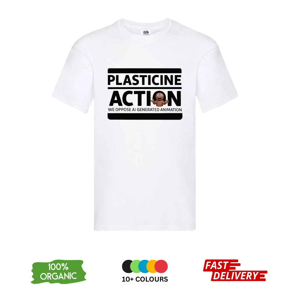 Plasticine Action DTF T-Shirt | Anti AI Animation | Claymation Tee