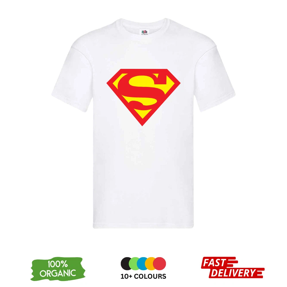 Superman T-Shirt DTF Logo | DC Comics Justice League Tee | Official Merchandise 2026